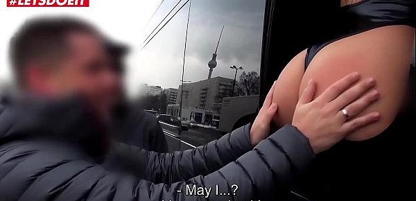  LETSDOEIT - Bootylicious German Teen Takes Rough Fucking In The Van